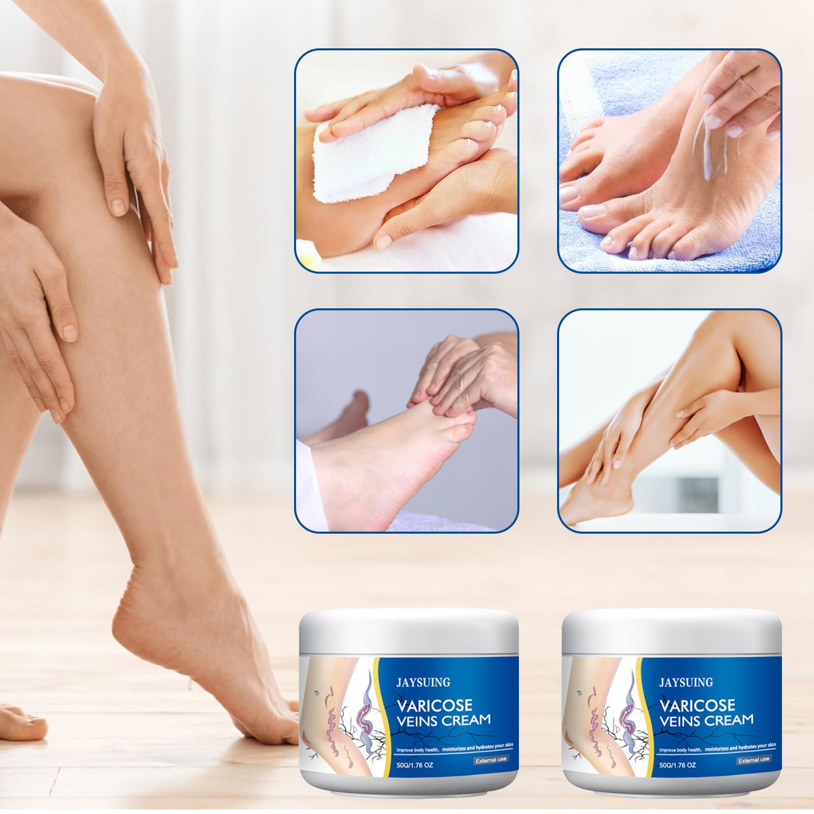 Yetary nourishing skin cream for legs emphasizes hydration and softness.