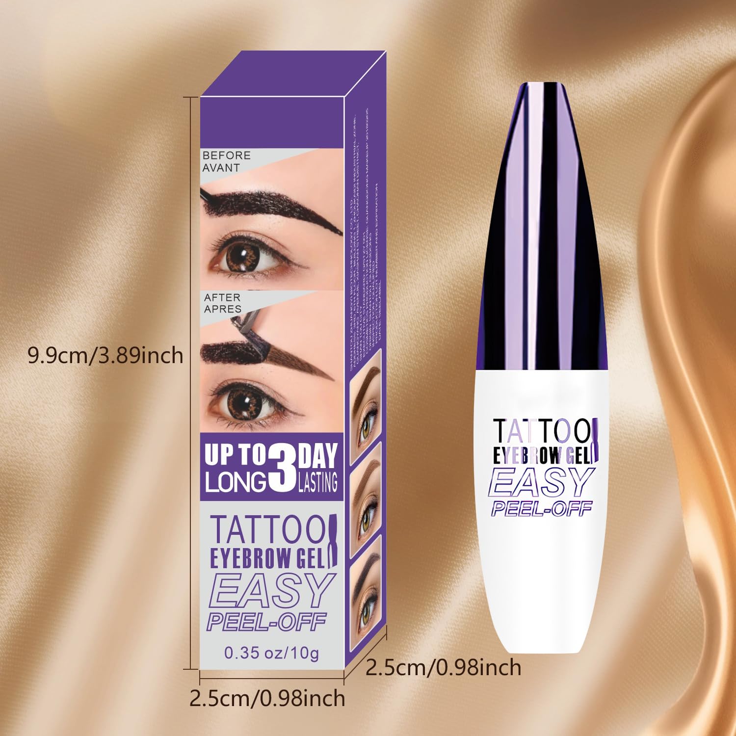 Yetary QICIY natural shedding tint creates a subtle semi-permanent look.