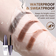 Yetary QICIY brow gel with brush enables easy, precise application.