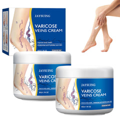 Yetary Varicose Veins Cream bottle pour enables easy leg application and hydration.