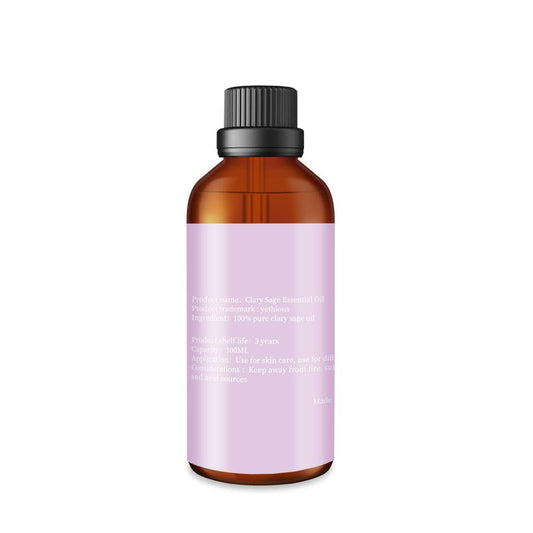 Pure organic Clary Sage essential oil 3.38 fl oz bottle