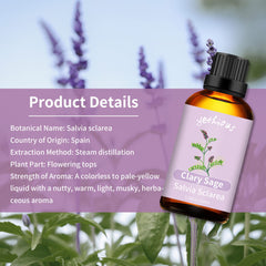 Diffuser releasing aroma with Clary Sage essential oil