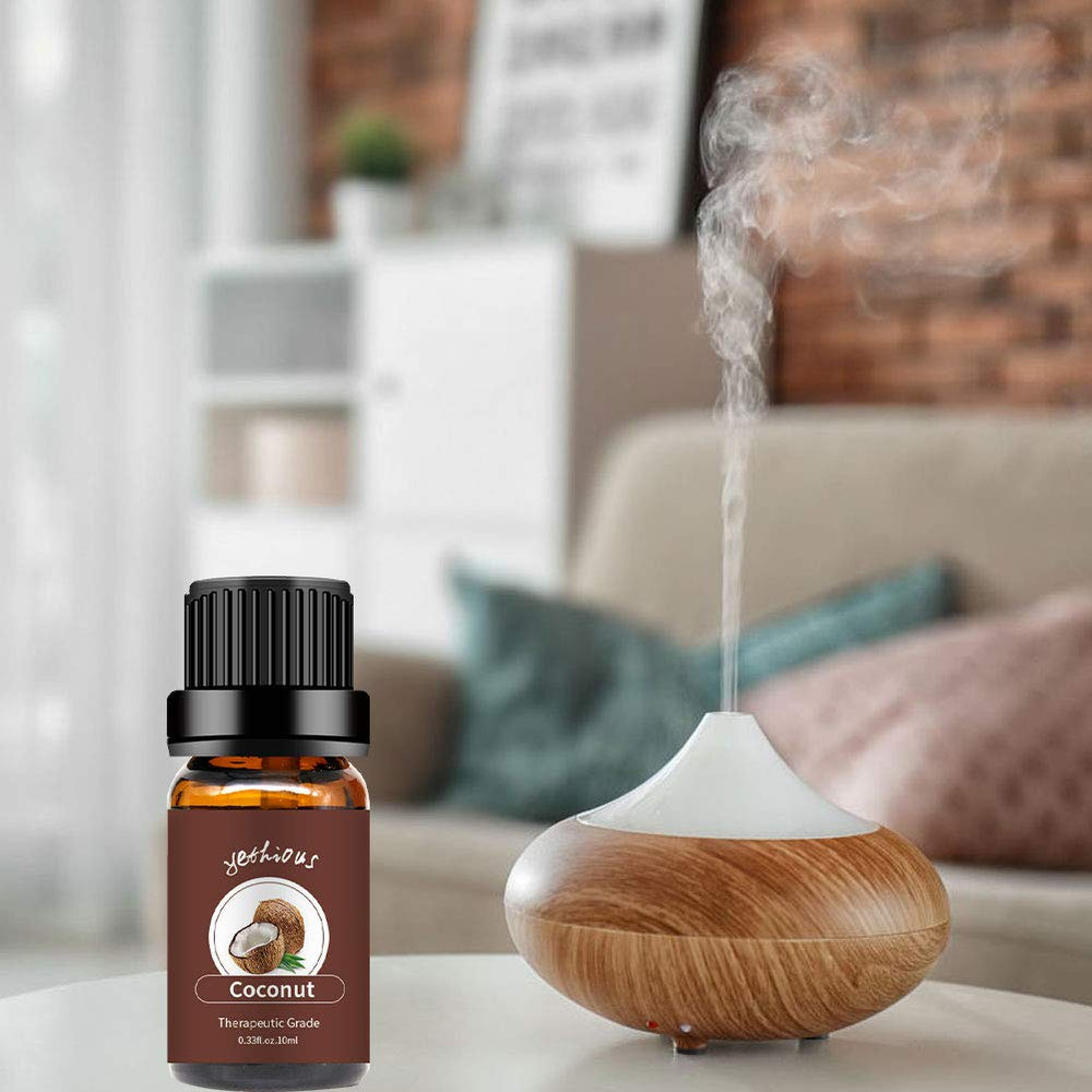 Diffuser releasing aroma with coconut essential oil
