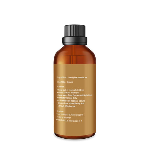 Applying yethious coconut oil to skin for care routine