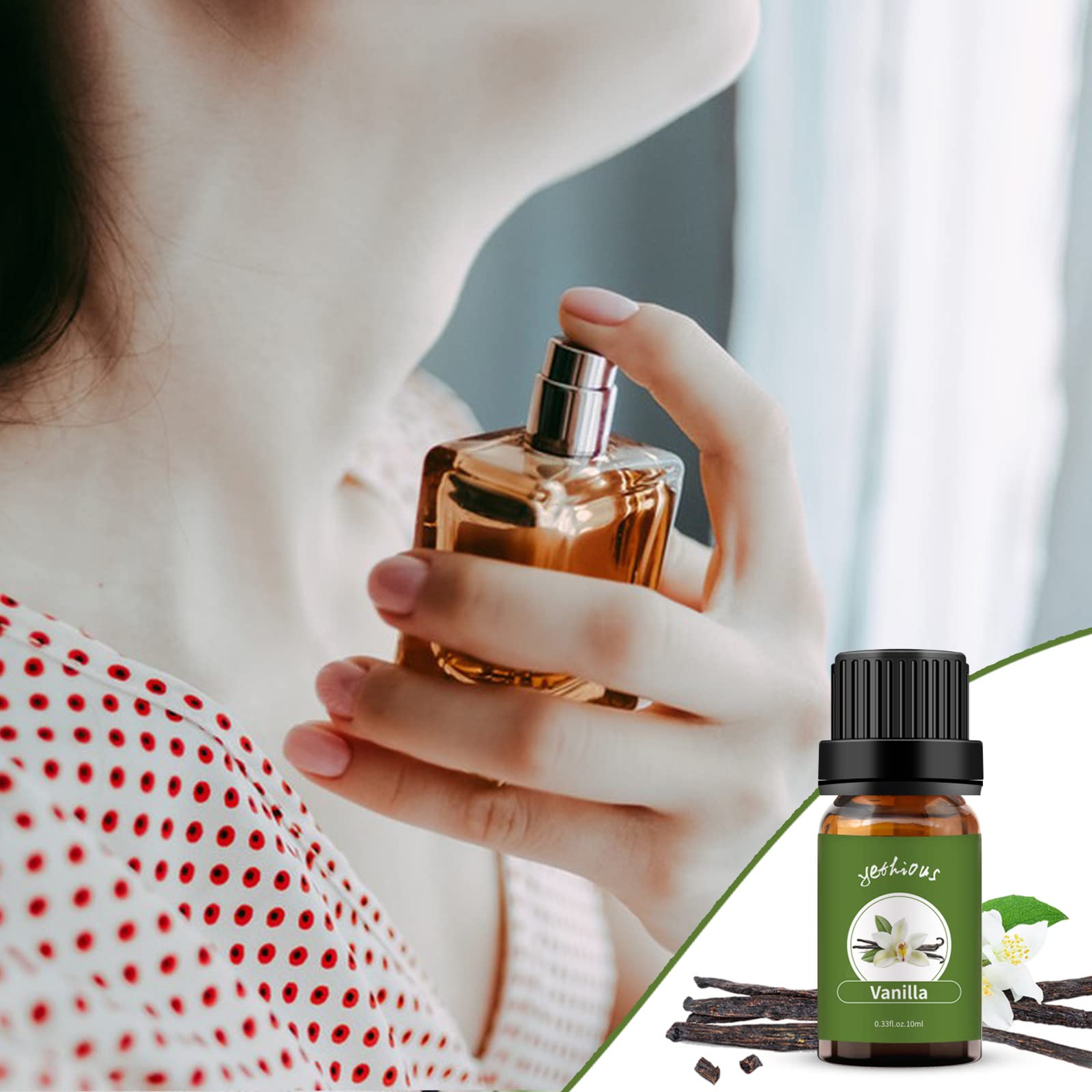 diffuser with yethious essential oils for aromatherapy