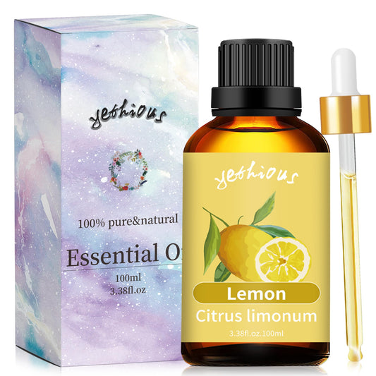 Yethious Lemon Essential Oil 100ML bottle front
