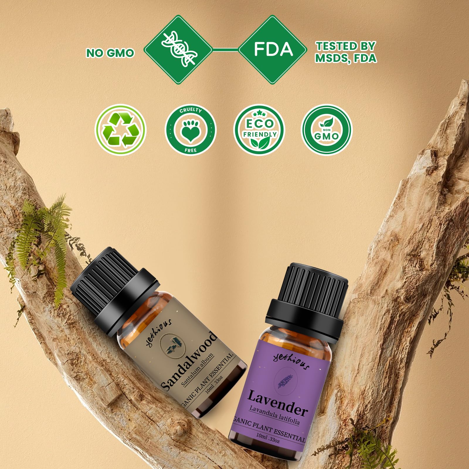 Gift-ready packaging for Yethious essential oil set