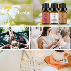 Essential oils being used with a diffuser