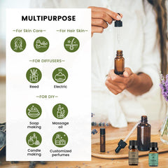 Diffuser with Sandalwood Vetiver essential oil aroma