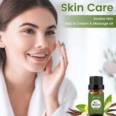 Close-up of 100% pure organic vanilla essential oil