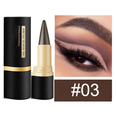 Yeuxtty Brown Gel Eyeliner Pencil blends easily to soften edges for smoky looks
