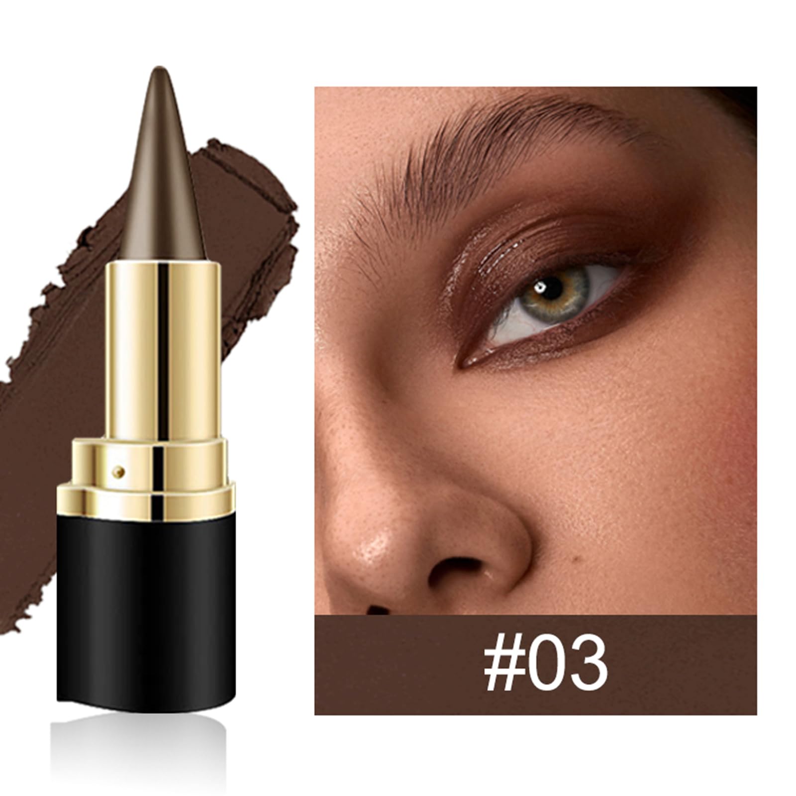 Yeuxtty Brown Gel Eyeliner Pencil offers long lasting color without fading