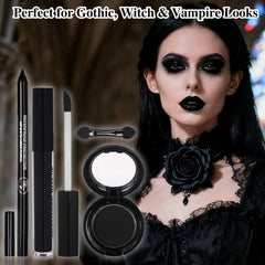 Yeweian black liquid lipstick for a matte finish and long-lasting color.