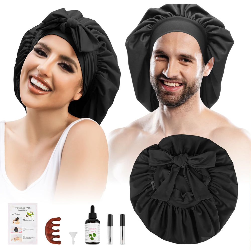 Outer waterproof oil-proof layer of YEXIAOBOY castor oil hair wrap