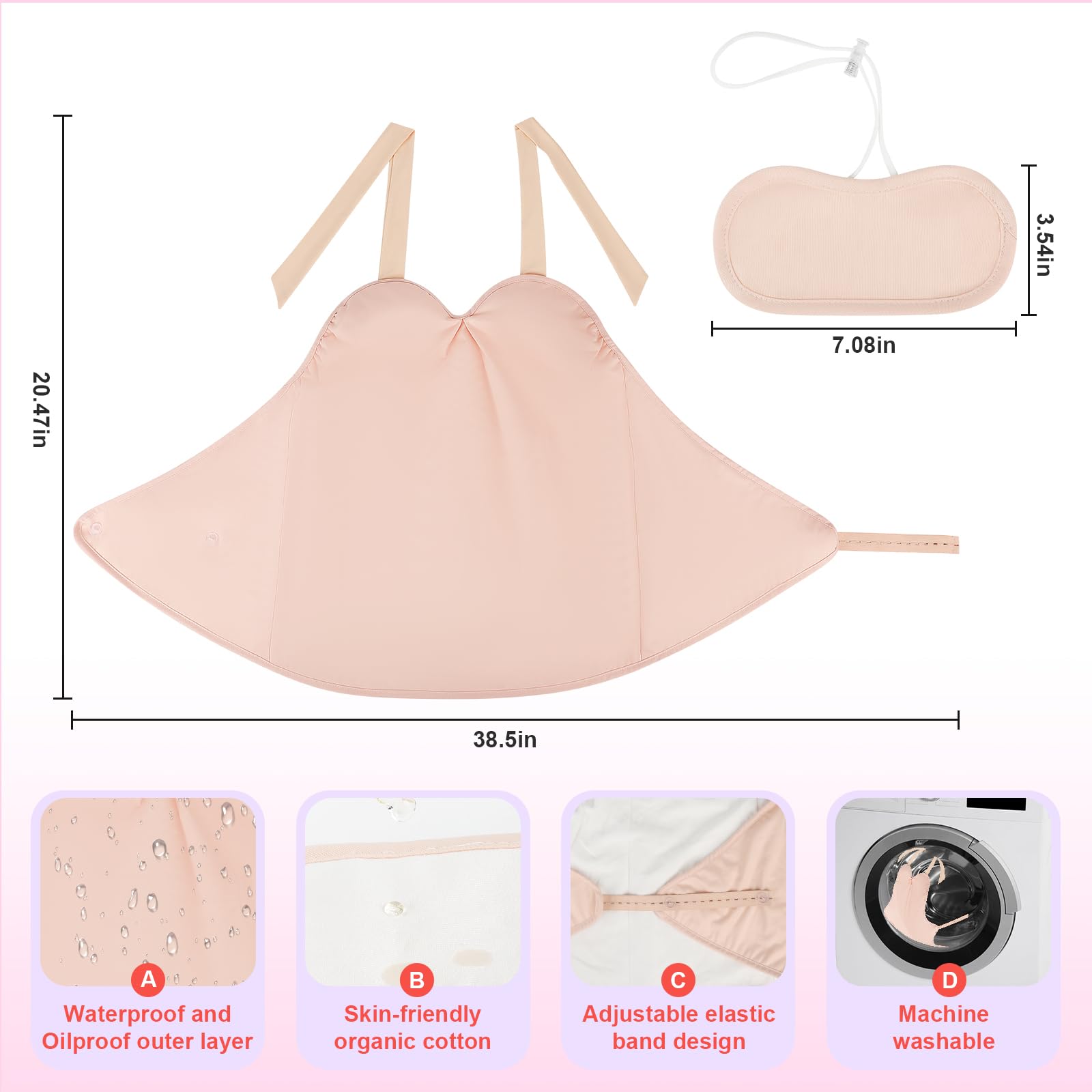 Thyroid neck wrap for targeted castor oil application
