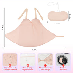 Thyroid neck wrap for targeted castor oil application