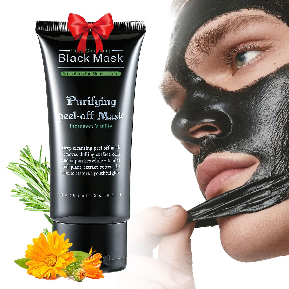 YFIXQNSU blackhead remover mask packaging ready for gifting and everyday use.