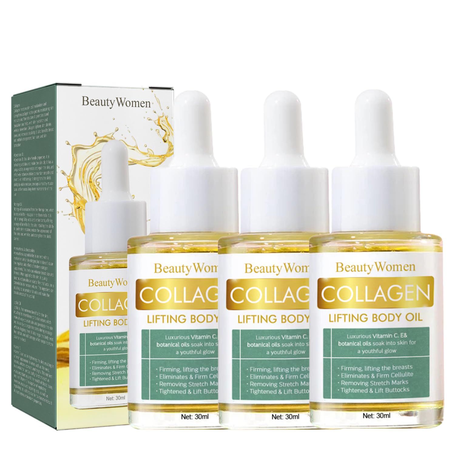 YG LianKai collagen oil with light sheen indicating hydration