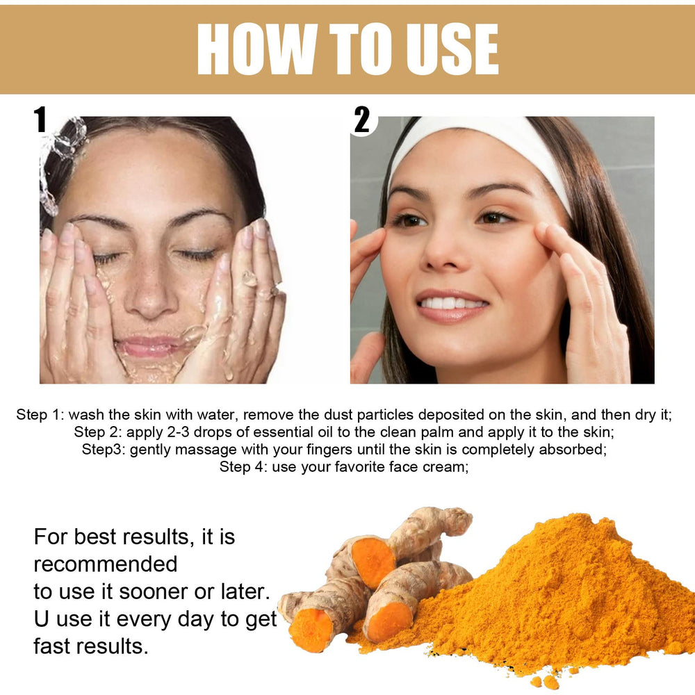 YG LianKai turmeric serum 2-pack outer box emphasizes multi-pack savings