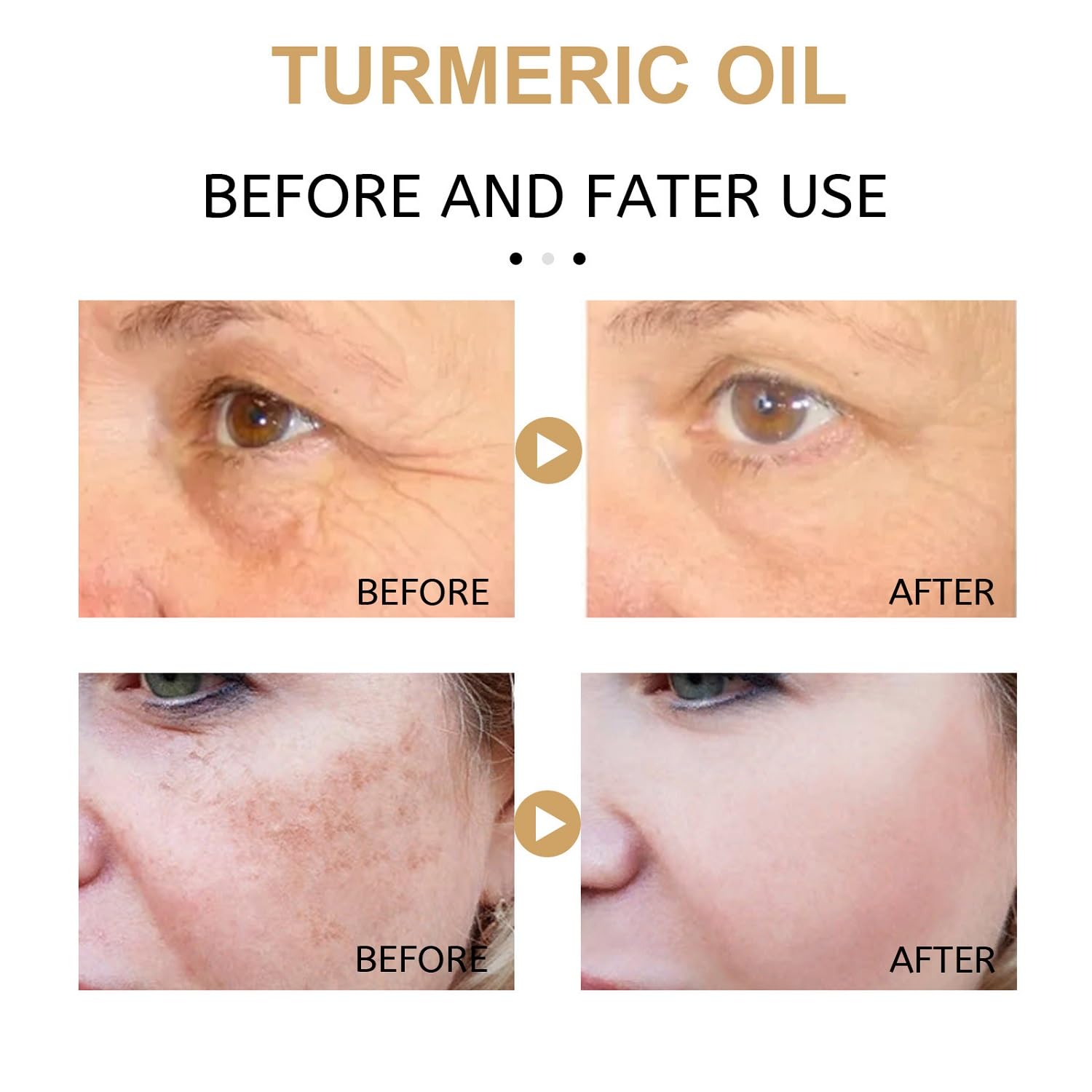 YG LianKai turmeric serum olive oil image underscores hydrating non drying formula