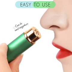 Compact 3.5 inch pocket-size inhaler