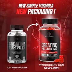 Back view of Yi Nutrition Creatine HCL Gummy 90-count bottle