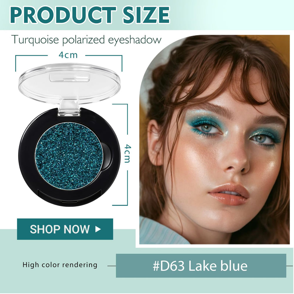 YiGuMy refillable eyeshadow palette glitter sparkles for evening looks
