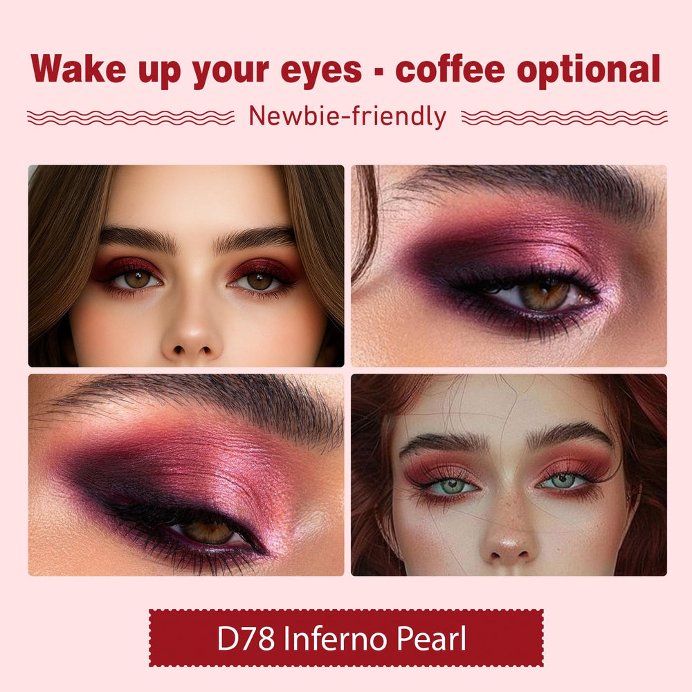 YiGuMy Refillable Eyeshadow Palette compact case supports on-the-go touch-ups.