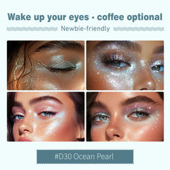 YiGuMy glitter shimmer particles deliver festive dimension for night looks.