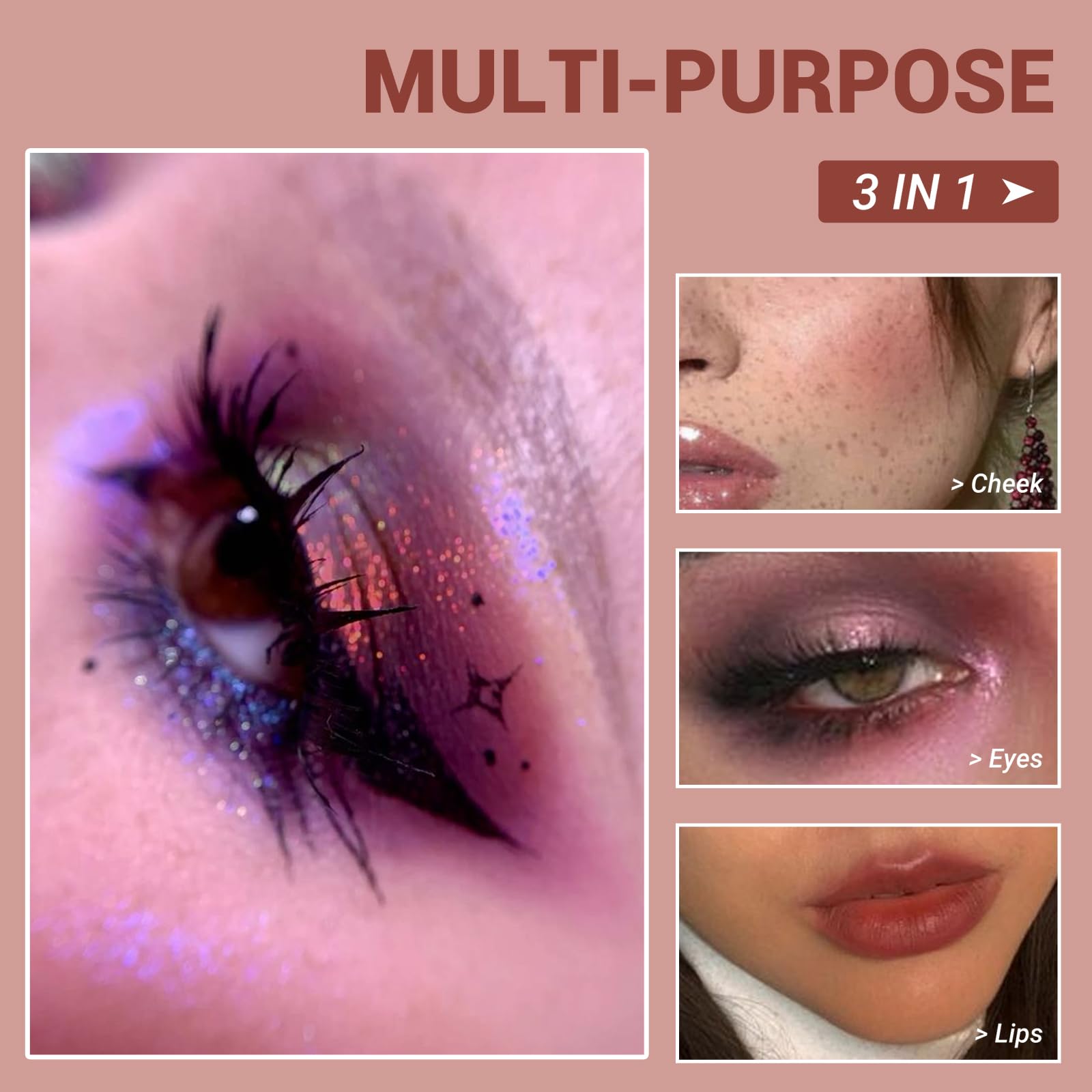 Hypoallergenic, skin-safe formula suitable for sensitive skin with smooth texture.