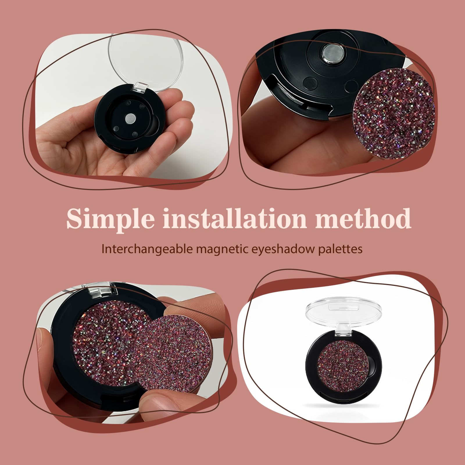 Multichrome iridescent colors shift under light for dynamic looks.