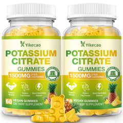 Yikecao potassium citrate gummies bottle showing 120 count package