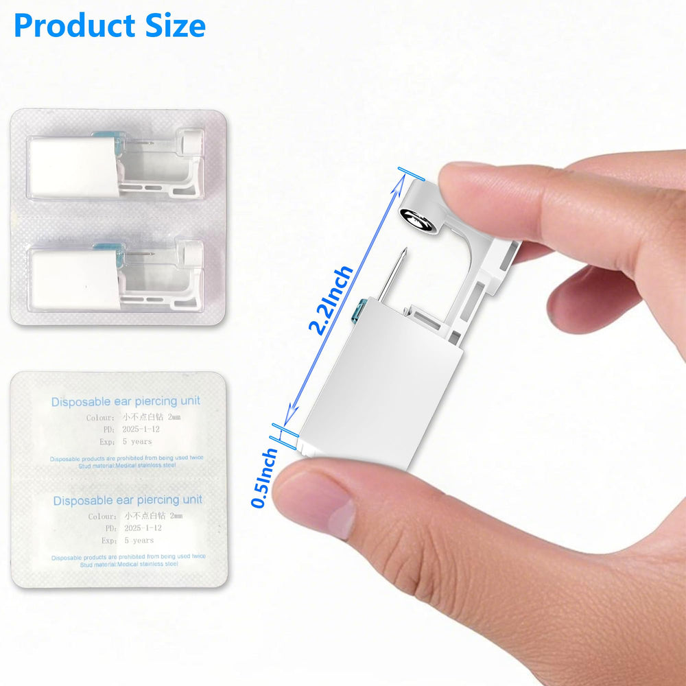 YINPAD versatile piercing kit for lobe, cartilage, and more.