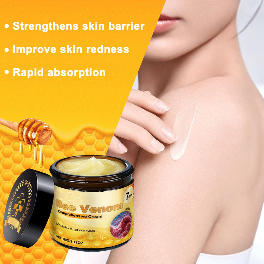 Morning routine with YIVANNUO Bee Venom Cream for soft, refreshed skin
