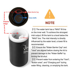 Packaging with diffuser, USB-C cable, and manual