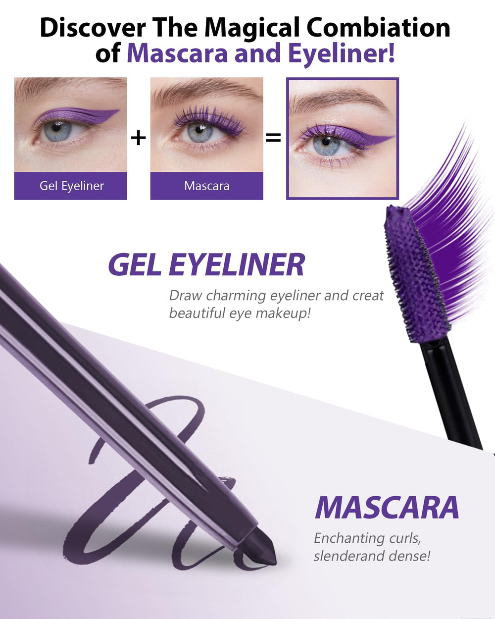 YizanYan 5D fiber mascara application brush for fuller lashes with minimal clumps