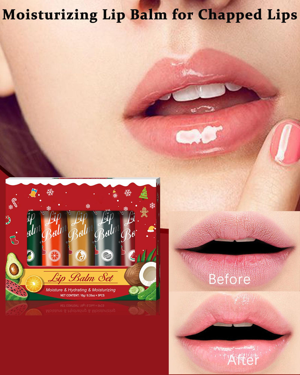 YizanYan lip balm compact design fits in a pocket or bag