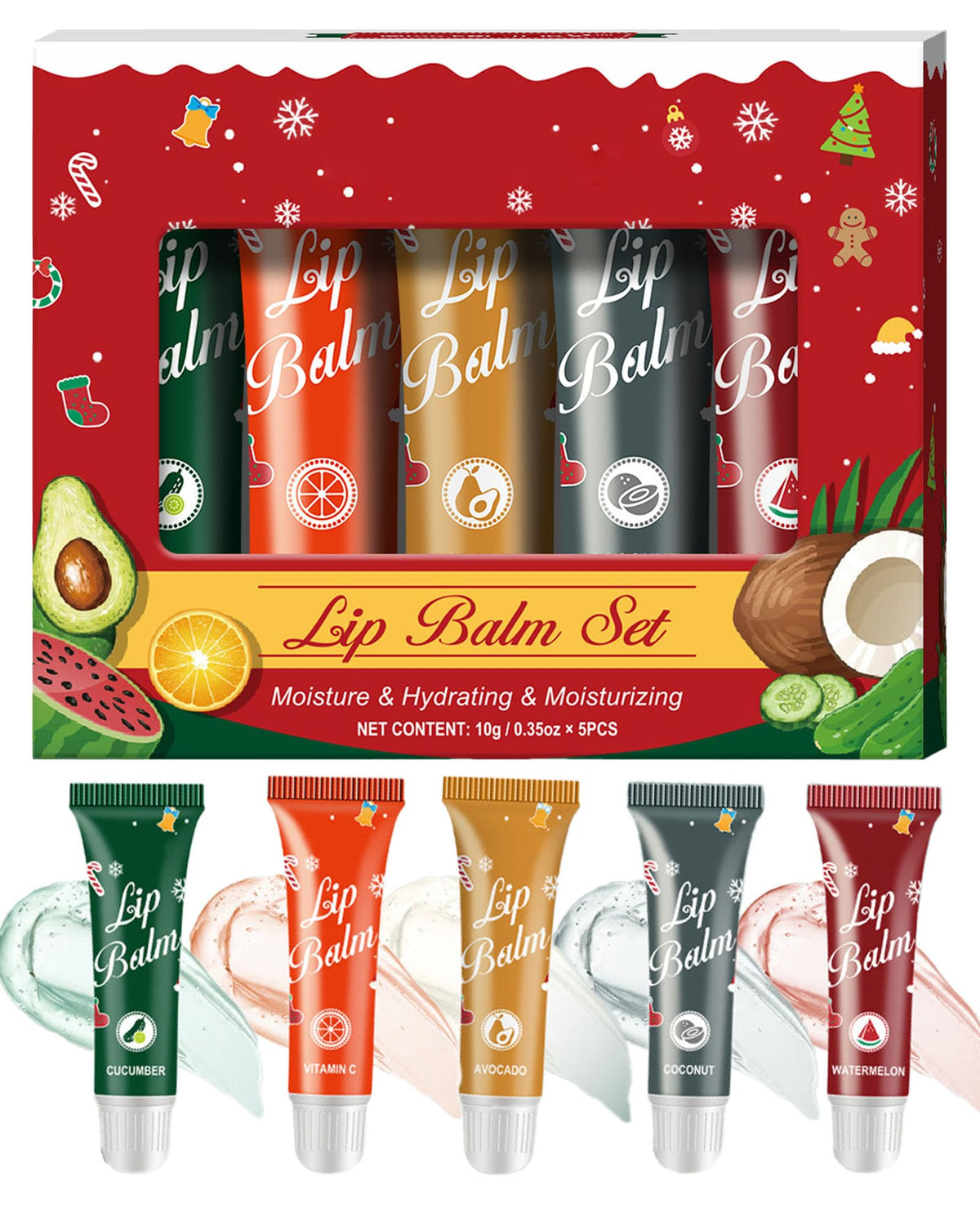 YizanYan lip balm set gift box, ideal for gifting and daily care