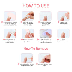 YIZHUO long-lasting gel strips withstand daily activities