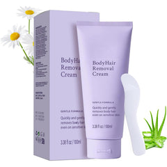 YKJHCSL body hair removal cream with spatula for easy, mess-free application