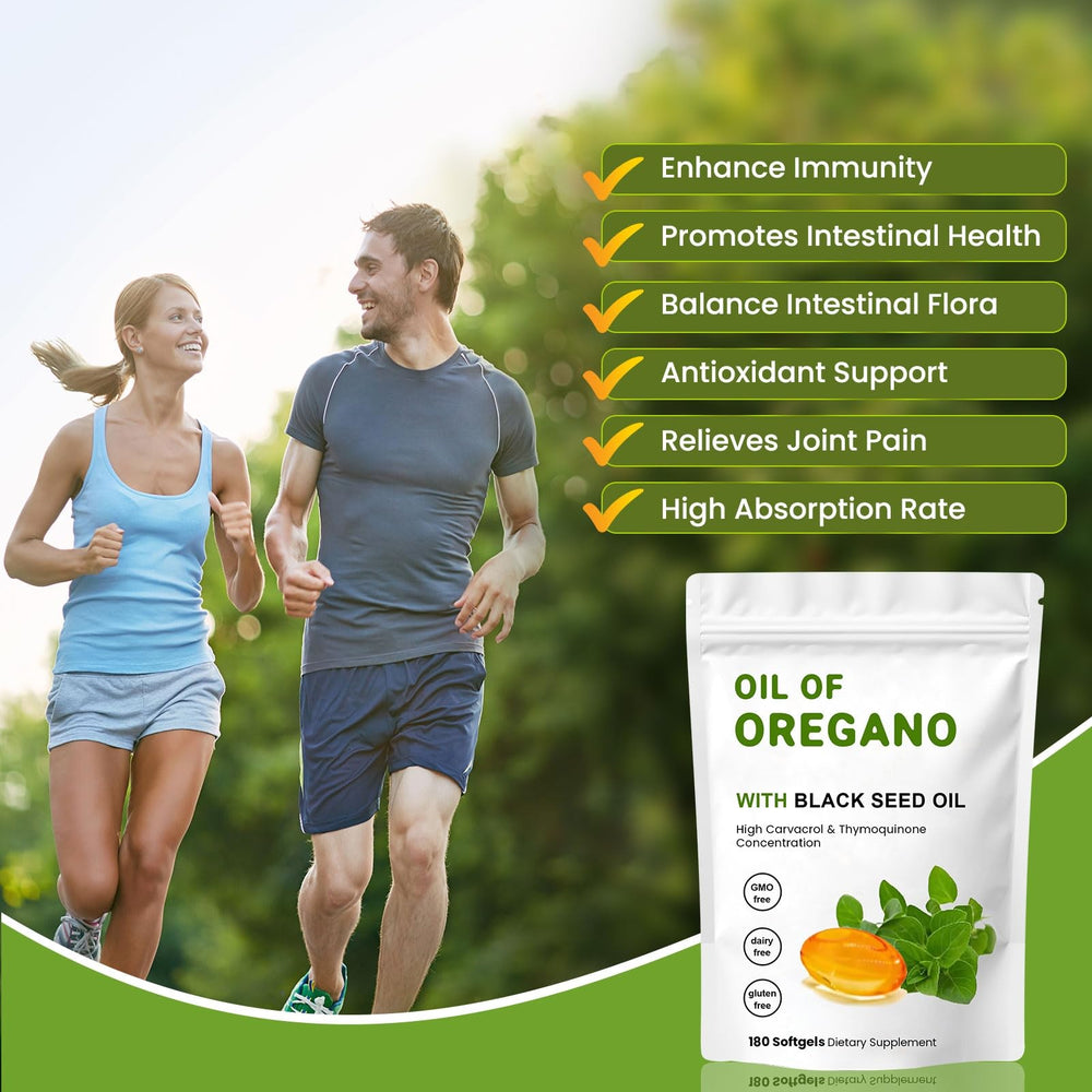 Non-GMO Oregano Oil Softgels packaging detail