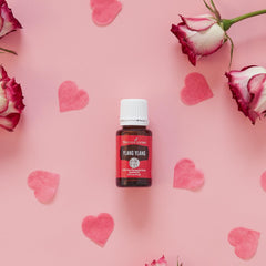 Ylang Ylang oil diffuser in use promoting relaxing home fragrance.