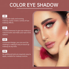Ylapagne six-color set for daily routine from natural to dramatic eye looks