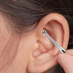 Ergonomic stainless steel acupuncture pen grip