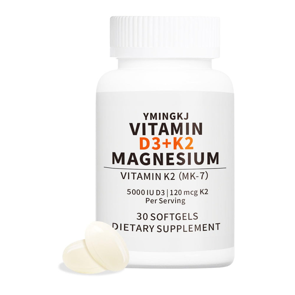 YMINGKJ D3 5000 IU and K2 MK-7 softgels (30 count)