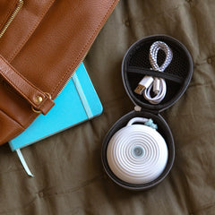 Yogasleep case compatibility spans Rohm and Hushh models for versatile travel.