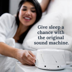 The Yogasleep Dohm Classic 2-pack office setup supports privacy and focus.