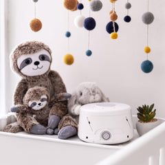 The Yogasleep Dohm Classic 2-pack out-of-box look shows ready-to-use setup.