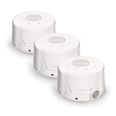 Yogasleep Dohm Classic 3-pack box—gentle sleep-friendly noise for travel and home.