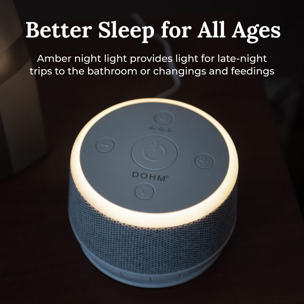 Yogasleep Dohm Nova pink noise icon illustrating calming effect for focus.